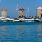 Rhodos. Three mills